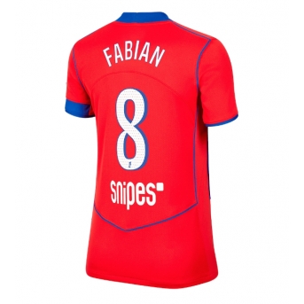 Billige Fotballdrakt Paris Saint-Germain Fabian Ruiz #8 Replika Tredjedrakt Dame 2025-26 Kortermet